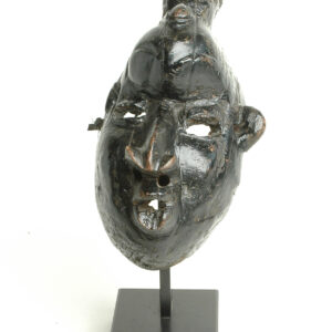 Kungang mask with glossy patina